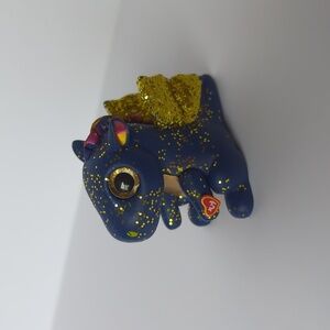 Ty mini beanie boos Saffire the blue dragon series 3 chase 2 inch figure